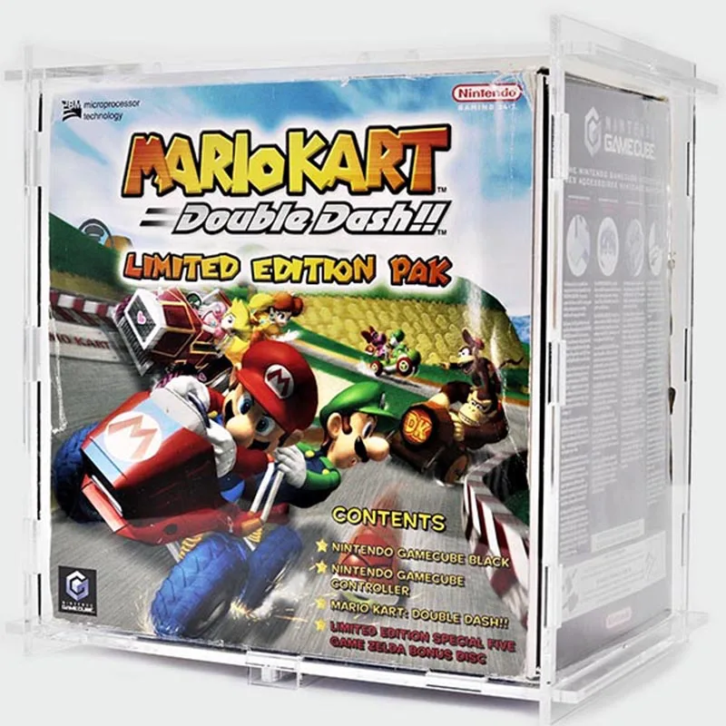 Жесткий акриловый защитный чехол для видеоигр Nintendo GameCube DVD XBOX Wii PS2 ATARI JAGUAR