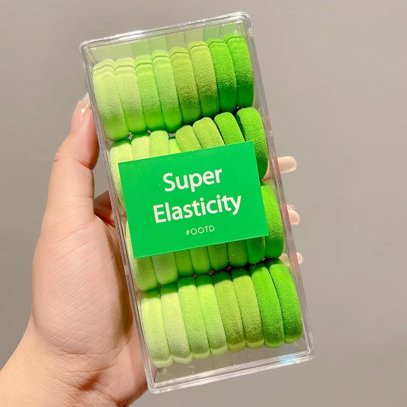 Super elasticity baby girls hair tie cute nylon ponytail holders