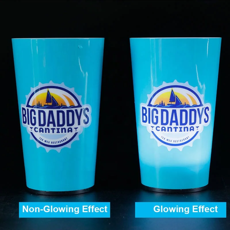 LED Flash Light Up Drinking Glasses Fun Glowing LED Blinking LED Cup for Bar Night Club