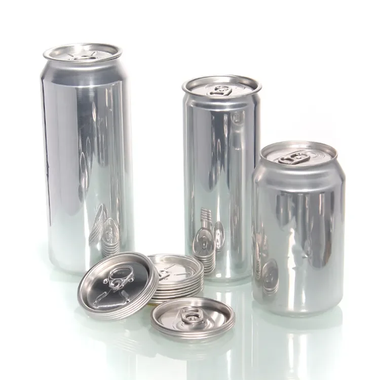 Custom Logo 250Ml 330Ml 500Ml Empty Aluminum Beer And Beverage Ring-Pull Can Aluminium Can Drink Can