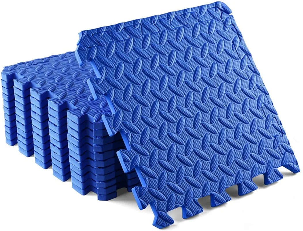 40MM Exercise Puzzle Foam Mats Gym Flooring Mat Interlocking Foam Mats with EVA PE Foam Floor Tiles for Gym Equipment Workout