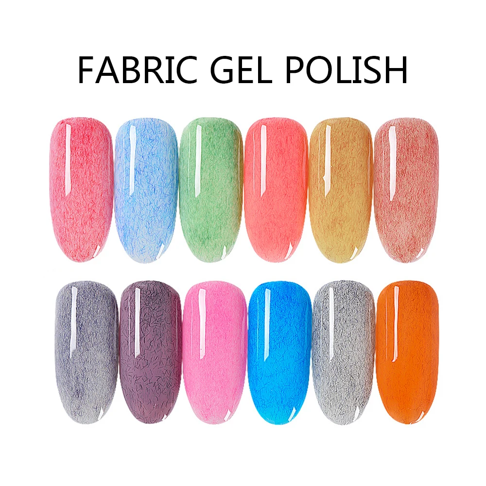 V&W OEM 3 Step Beautiful Fur Fabric Gel Polish