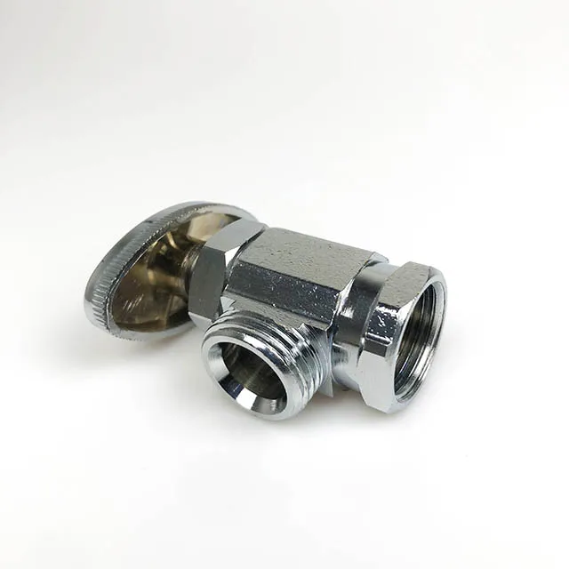 
High quality Brass Angle Valve Plastic Handle with NPT thread 