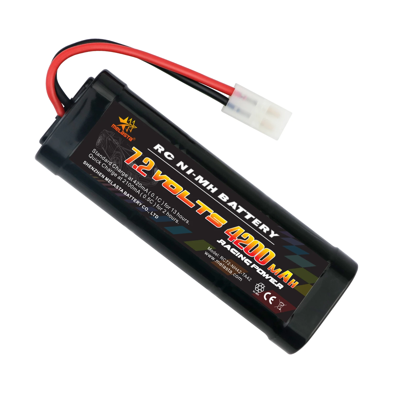 Аккумуляторная батарея Melasta 7 2 v 4200mah NiMH Rc для радиоуправляемого автомобиля грузовик связанный с Tamiya