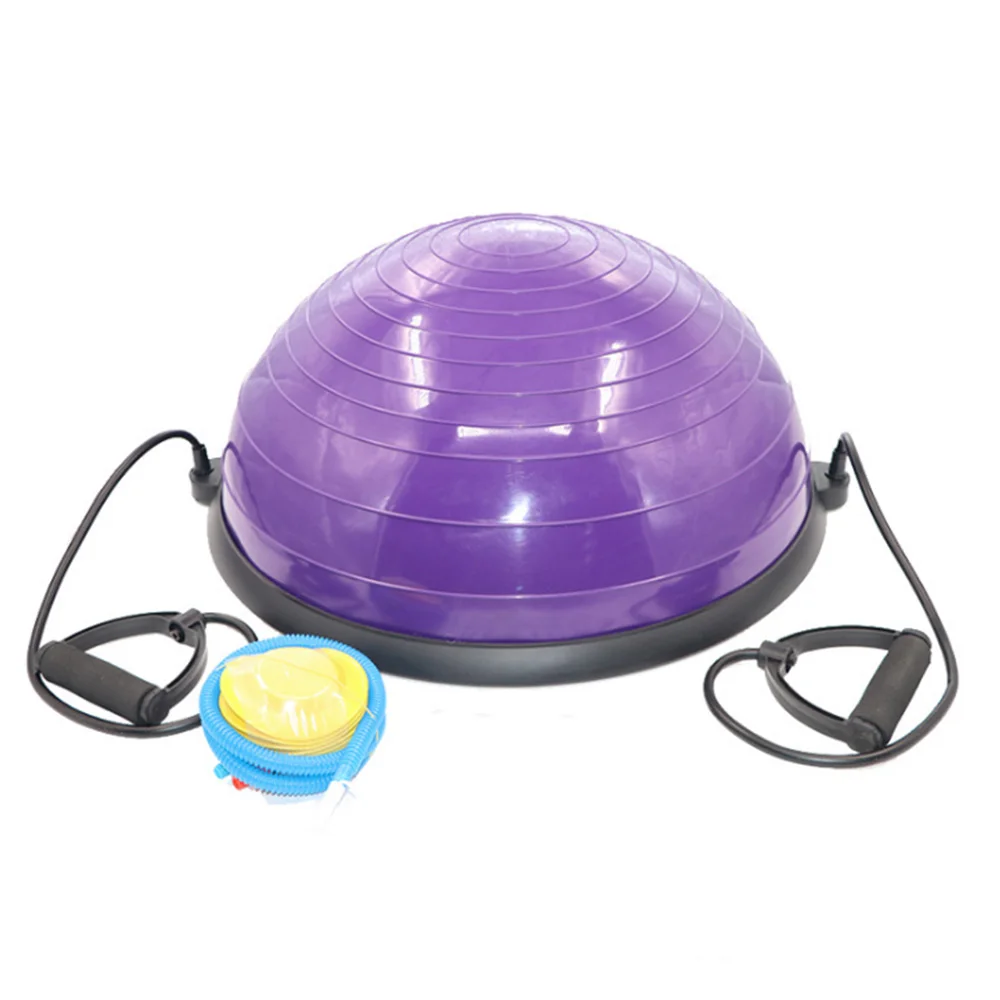 2021 New Design Half Balance Trainer Hemisphere Ball With Handles For Yoga Pilates Exercise