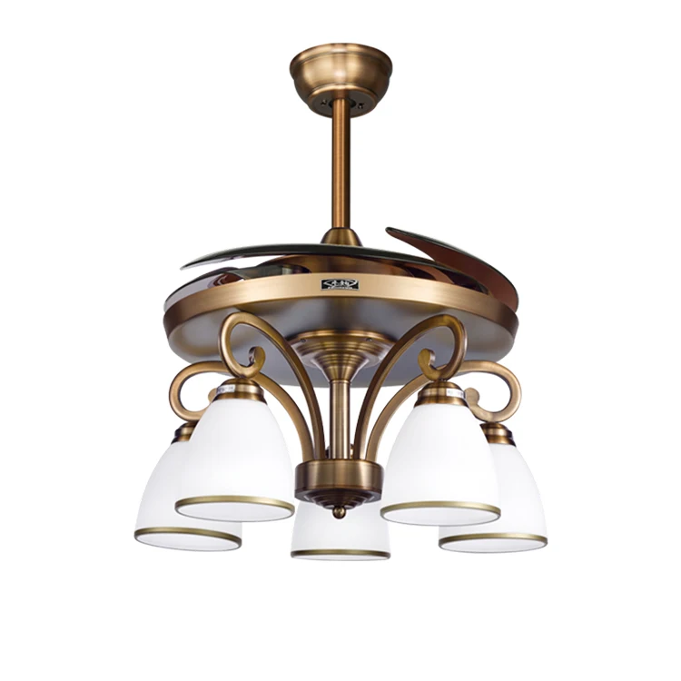 Wholesale Price Designer Modern Bladeless Chandelier Cooling Ceiling Fan with Lighting