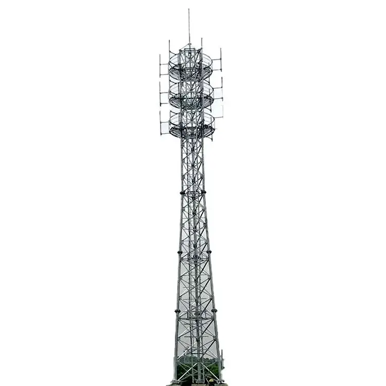 20m 20 Meter 30m 40 Meter 45m 50m 60m Four Leg Steel Gsm Lte Cellular Telecommunication Bts Antenna Communication Tower Mast