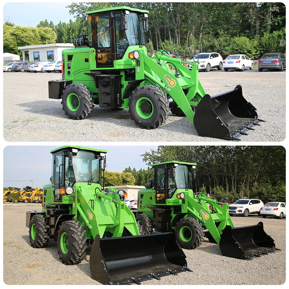 Loader Factory Brand New Construction Machinery Loader 1.2 Ton Mini Front End Diesel Telescopic Wheel Loader