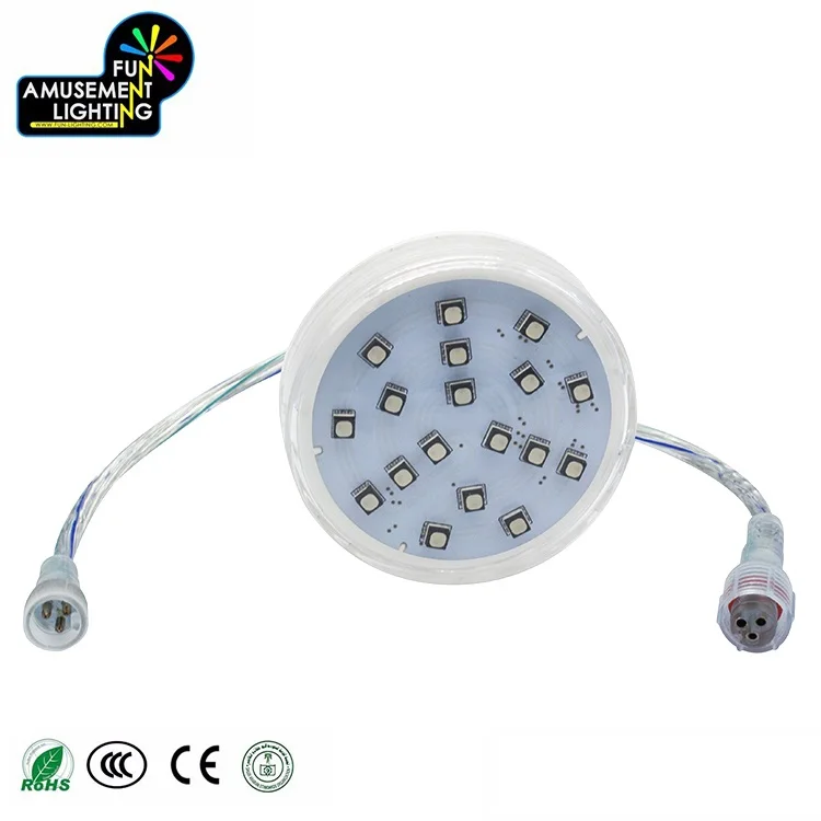 Factory Direct 3 Watt RGB Programmable Pixel LED Light Controller LED Pixel Light 24 Volt