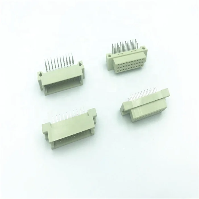 DIN41612 Connector for 2x32 32 64 Pin B Type male female CE ROHS LL1040-1 244 male right angle female straight