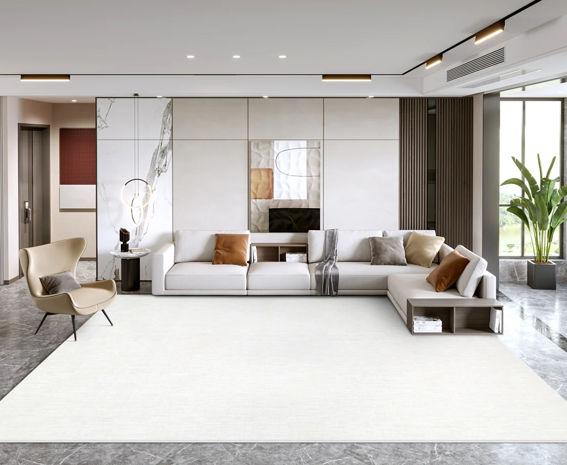 Flokati  Nordic High Quality Handmade Wool Felt Carpet Underlay Home Decorative Axminster Wool Mosque Carpet