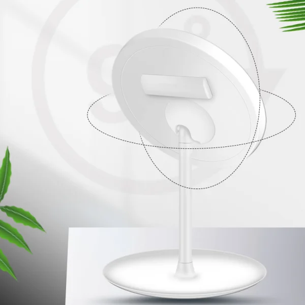 New design professional makeup mirror tabletop vanity round makeup led light cosmetic mirror