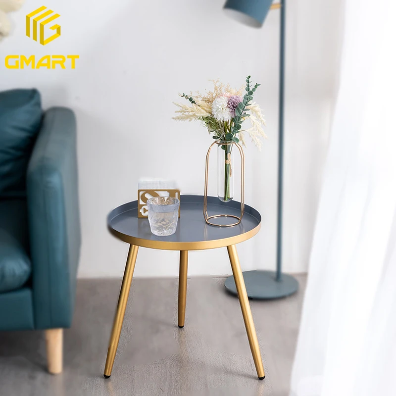 Gmart Nordic Minimalist Living Room Home Usage Stainless Steel Coffee Table And Tv Stand Tea Side Coffee Table