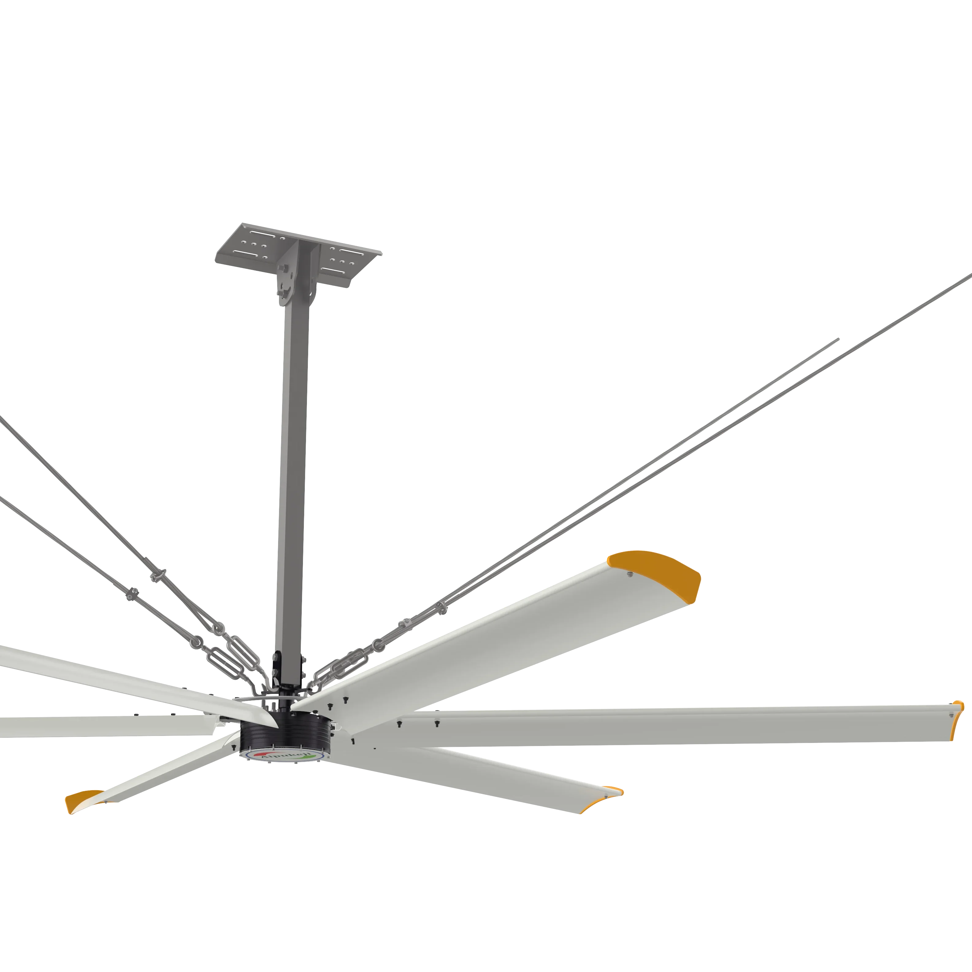 18ft 5500mm  HVLS Industrial Large Ceiling Fan with direct drive PMSM Motor