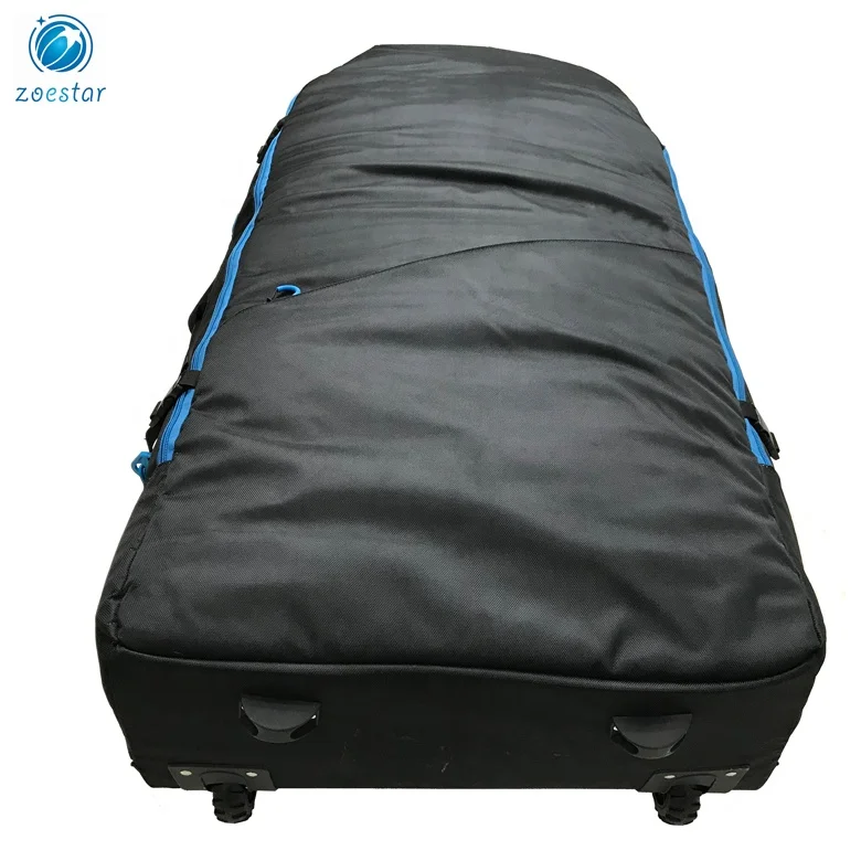 Padded Surfing Bodyboard Carry Tote Bag with Wheels Lightweight Surf board Storage Rolling Bag