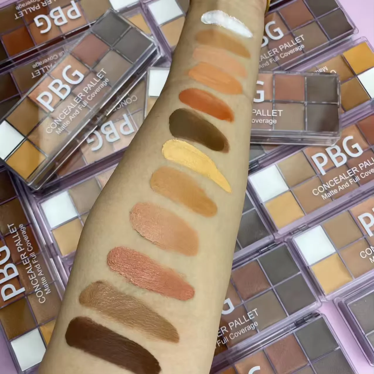 New 12-Color Natural Cosmetics Concealer Palette Mineral Makeup Contour Cream with Private Label Hot Sale Products