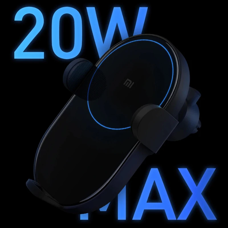 Беспроводное Автомобильное зарядное устройство Xiaomi Max 20 Вт с умным инфракрасным датчиком быстрая