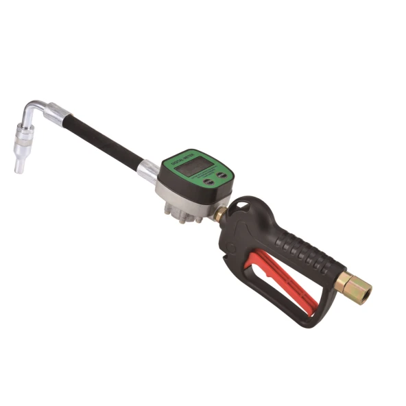 Digital Oil Flow Meter Nozzle Fuel Lubricant Oil Pump Gun Nozzle Fueling Controlling Nozzle with Flow Meter 1500psi (100bar)