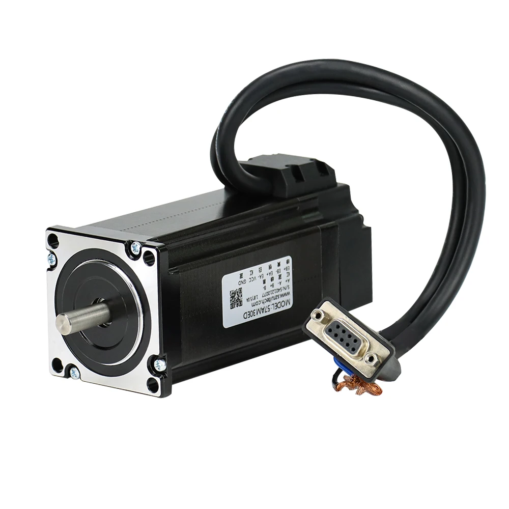 Rtelligent 57AM30ED  Nema 23 Stepper Servo Motor 2 Phase 3.0NM/425 oz.in 5.0A Closed Loop with Encoder for CNC Equipment