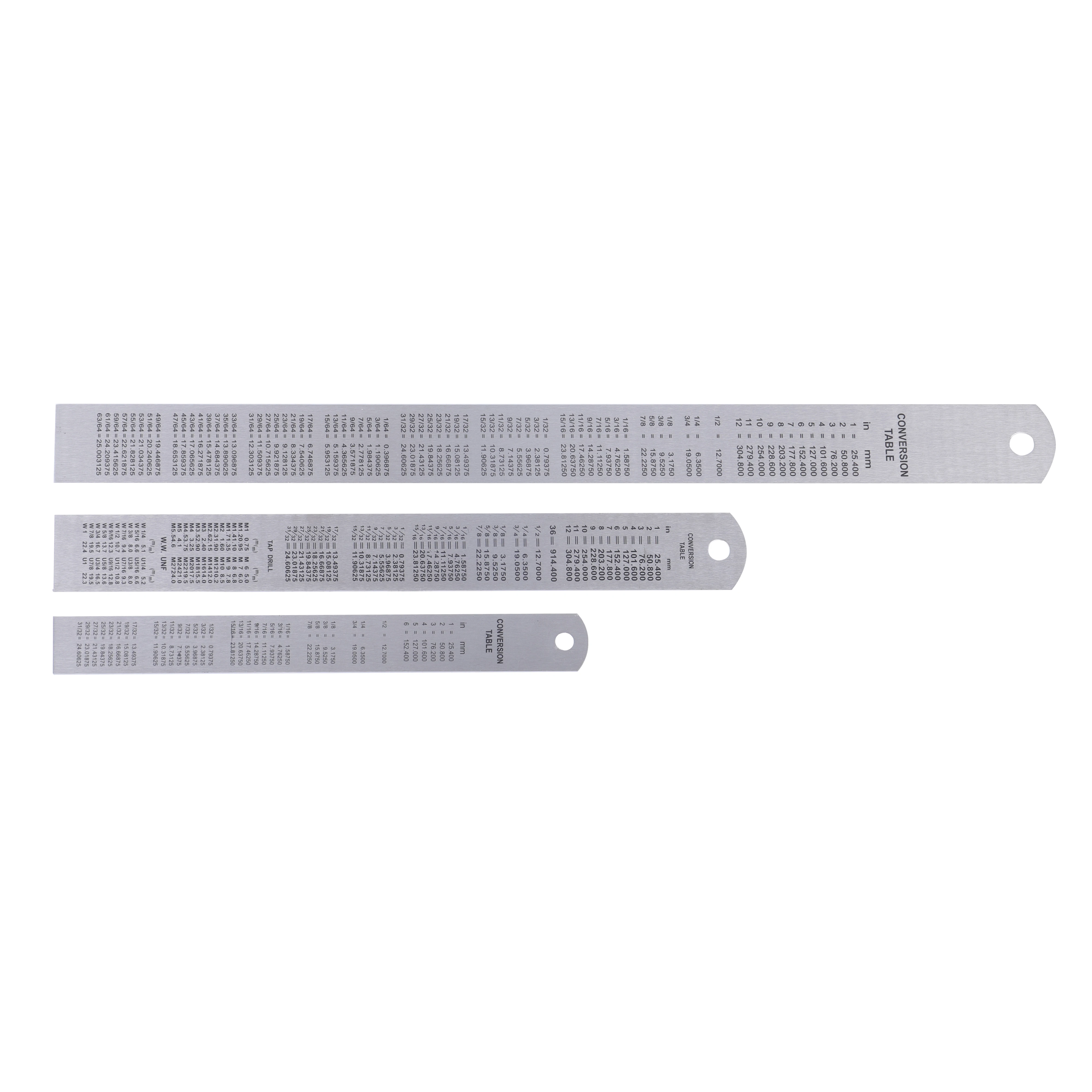 Steel Ruler and Metal Rule Straight, Silver, 8 inches, 20 cm Stainless Steel