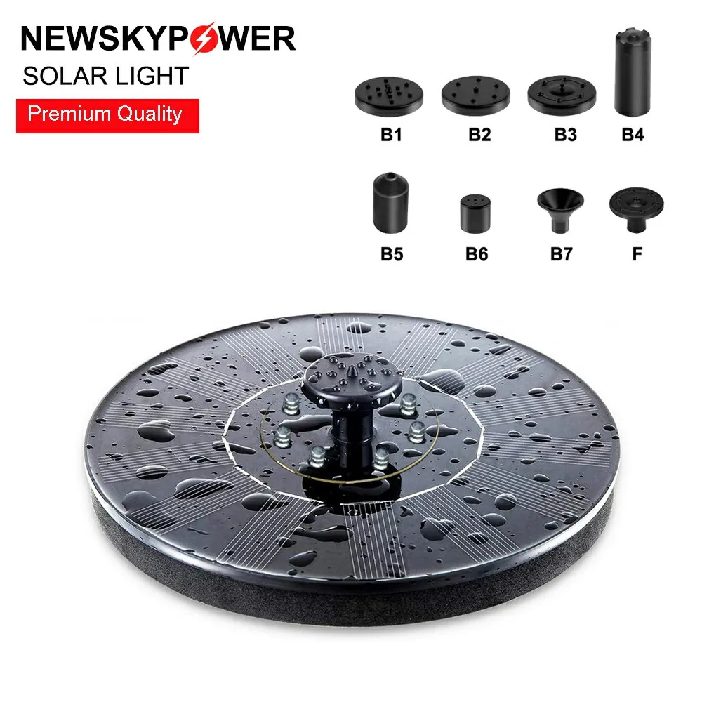 China Factory Price Decorative Solar Powered Bird Bath Fountain for Garden Landscape