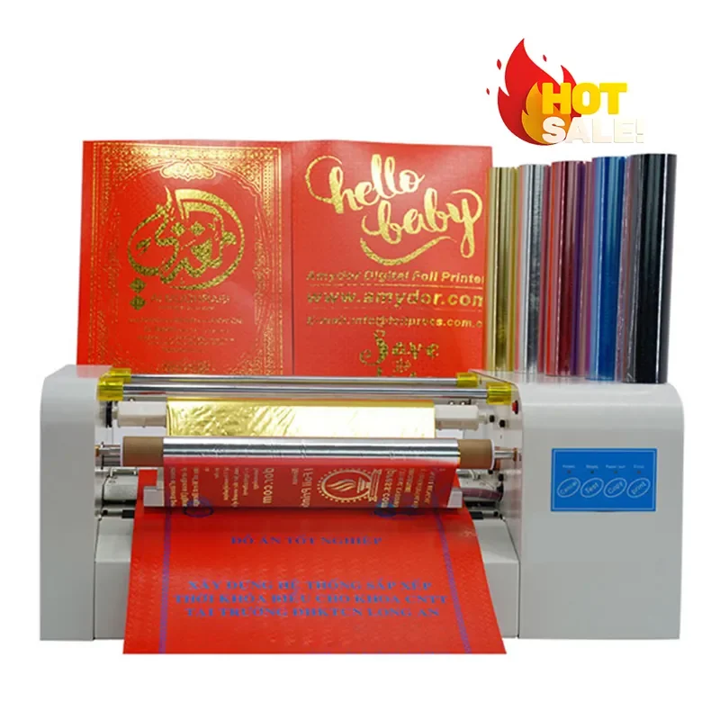 Automatic Foil Printer Machine Hardcover Paper Foil Printer Printing Machine Hot Foil Stamping Machine