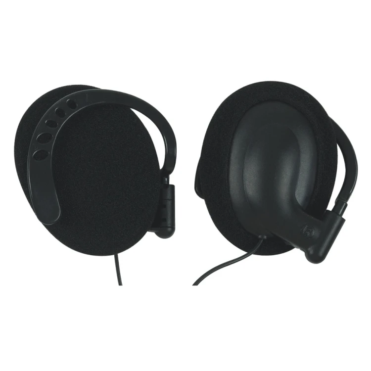 Hot-selling cheap price disposable 30mm speaker stereo wired earhook earphone for aviation/tour guide use