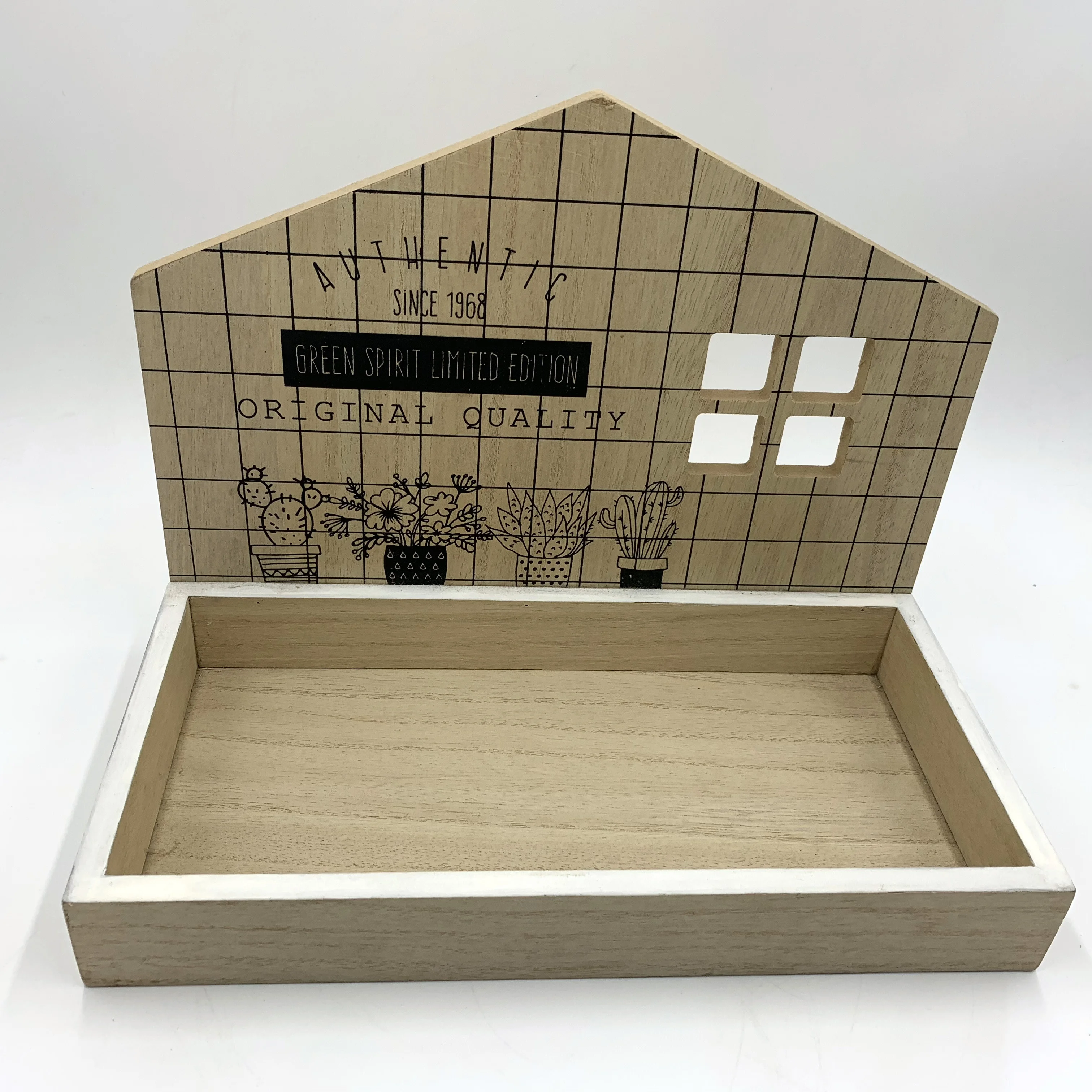  Оптовая продажа поднос-органайзер из натурального дерева