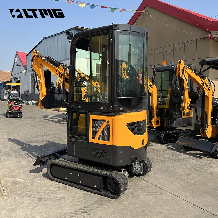 FAST SHIPPING LTE18 MADE IN CHINA 1.8 TON mini small bucket hydraulic crawler excavator low price with side shift