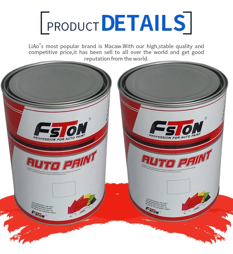 Mixing Binder paint high level matte finish clear coat fast dry thinner car improve the gloss 2K solid colour