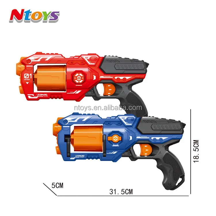 Pistol Toy for Kids Shooting Toys Gun Plastic Soft Bullet