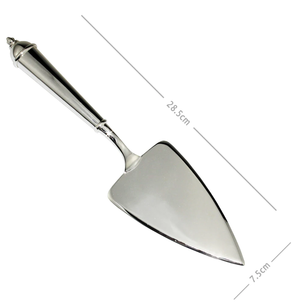 
wholesale custom metal pizza spatula pie pastry shovel serrated edge bread slicer decorating wedding cake server and knife sets 