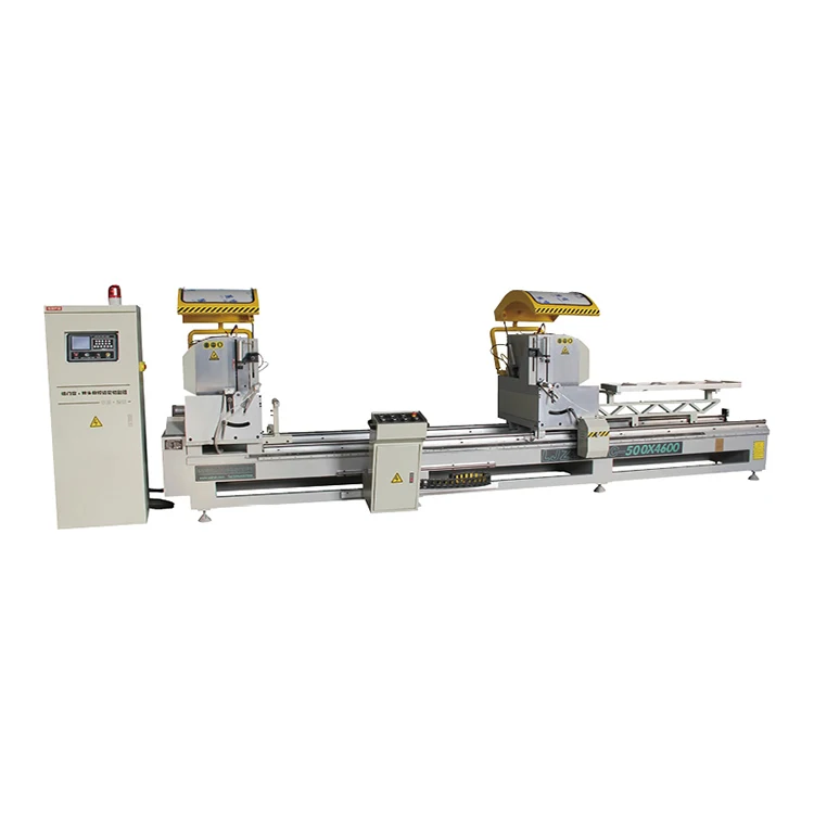 
double head cutting saw aluminum profile machine tool 