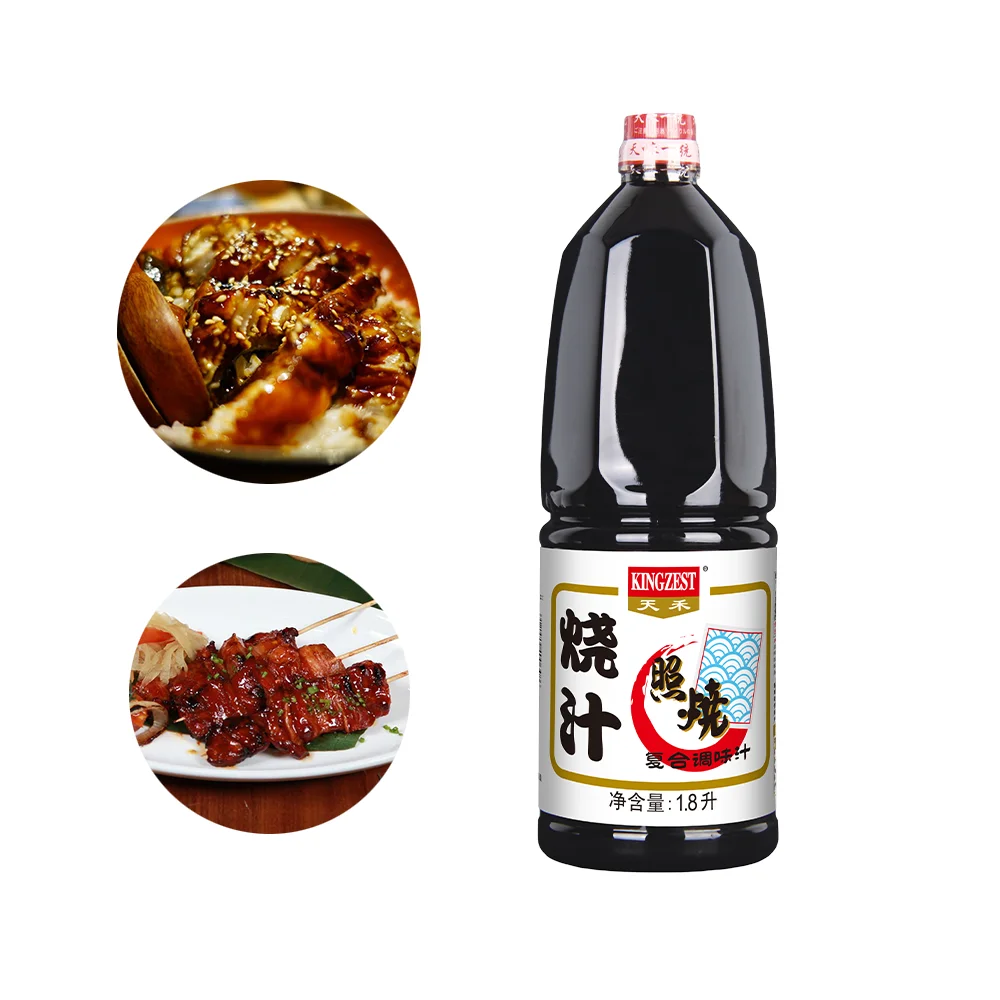 Настольный гриль Yakitori, бутылки для соуса для барбекю, специй, соус Teriyaki, 16 унций