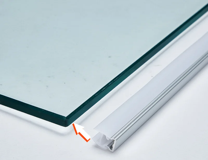 for curtain glass wall profile aluminum profile for double glass 8mm u profile aluminum for glass