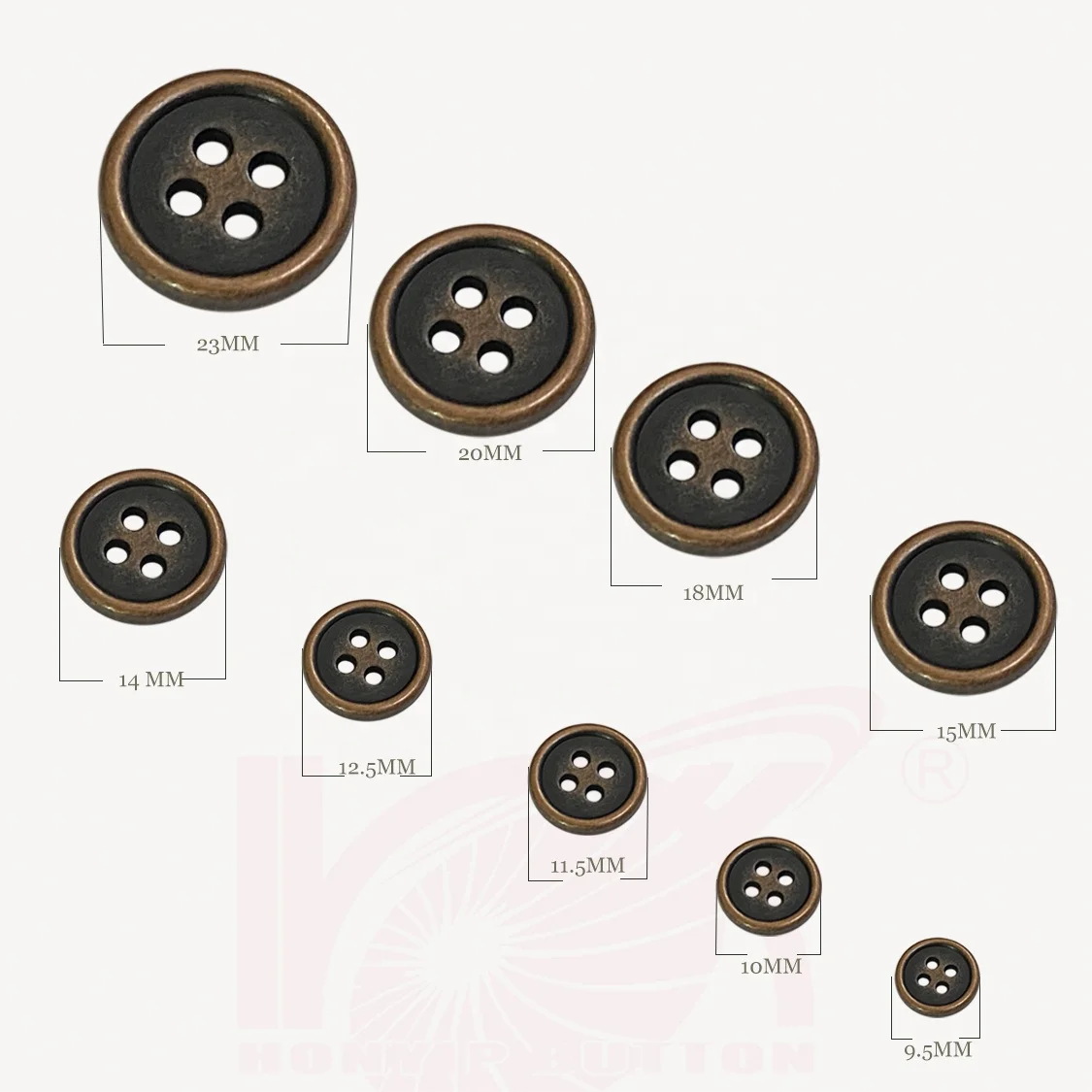 Oeko tex Эко-дружественных пользовательских цветных гальванических пользовательских кнопок Мужская рубашка Швейные Кнопки женская рубашка Швейные Кнопки