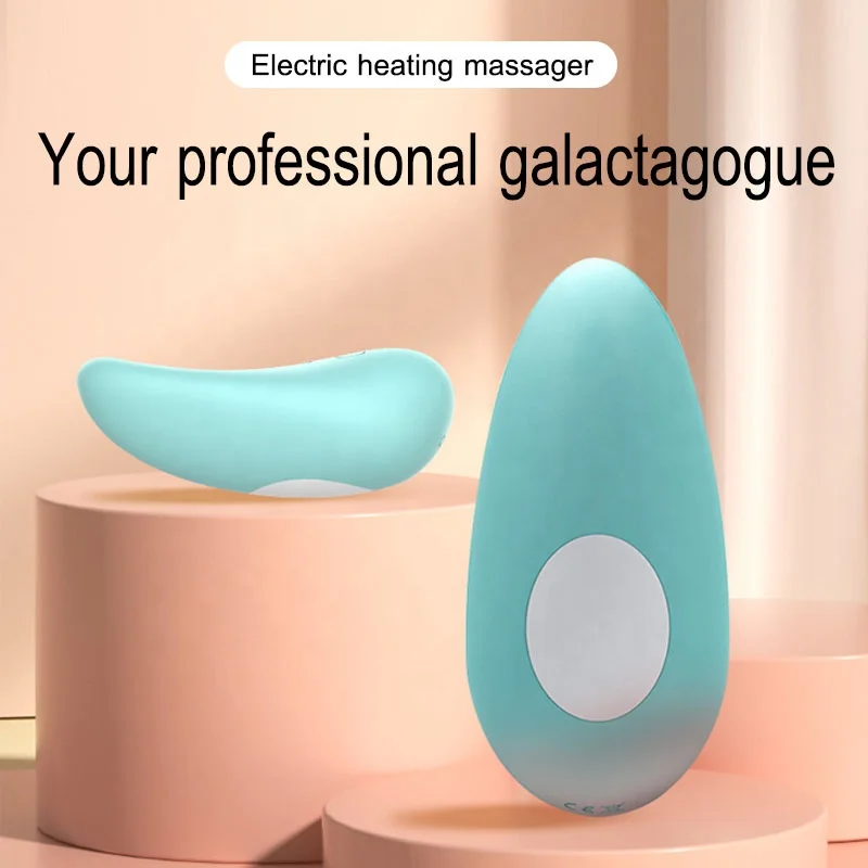 OEM/ODM Women Beauty Breast Care Breastfeeding Massager Vibrator Wireless Hands-Free heated Lactation Breast Massage