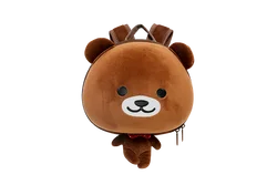 SUPERCUTE 3D kids toys bag custom logo animal toy plush teddy bear backpack bags for kids