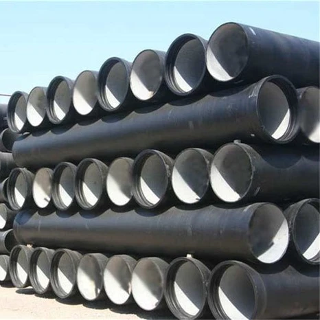 DN300 K9  K10 ISO 2531 Ductile cast iron pipe cement coating  tyton socket and spigot pipe  for production