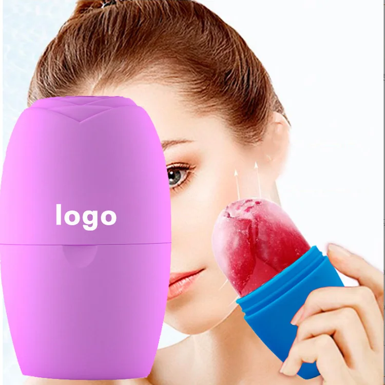 Ice Mold For Face Silicone Facial Ice Roller For Face Skin Care Beauty Stick Face Ice Mold Icing Tool
