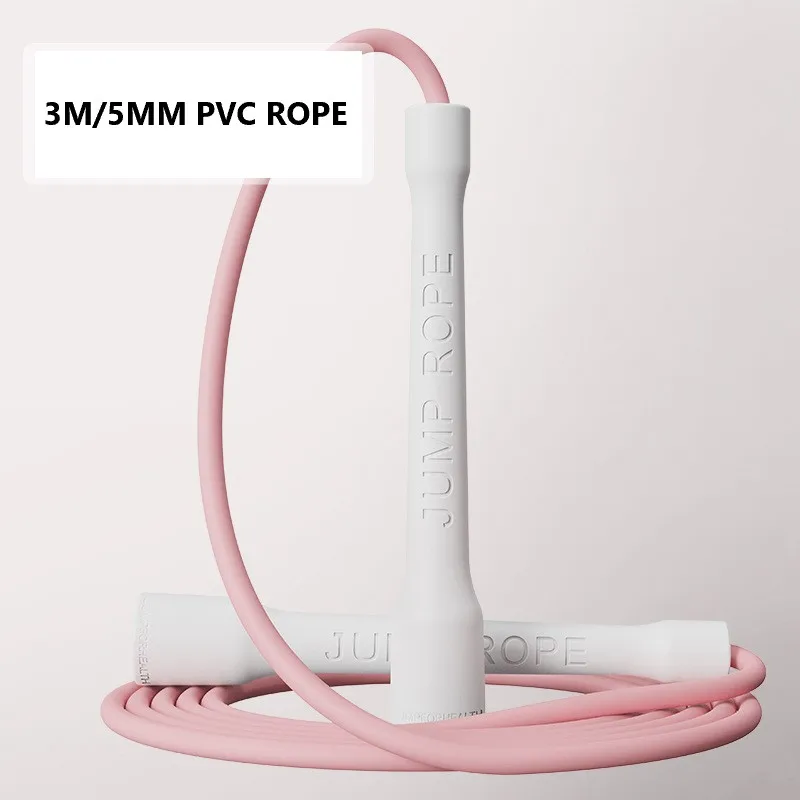 5mm PVC Jump Ropes for Fitness Indoor Outdoor Adjustable Skipping Rope with Unbreakable Handles Jump Rope