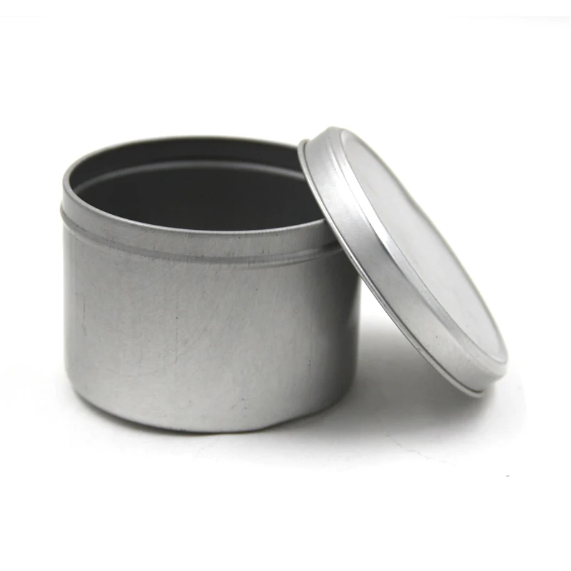 
Candle Can Tin Metal Packaging Container 4oz 6oz 8oz Gold Silver Black 