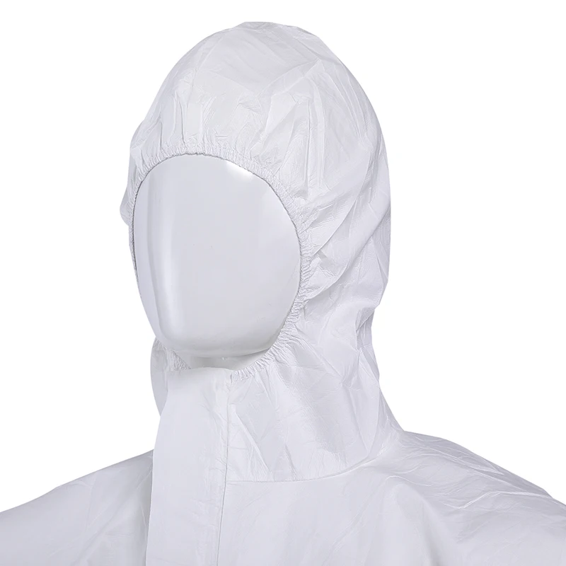 
Disposable coverall 50gsm disposable isolation gowns coverall polypropylene workwear coverall 