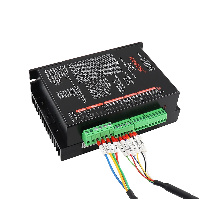 Комплект шагового двигателя с ЧПУ 6.0A 8.0N.m 86EH11860A6001 nema34 шаговый двигатель + CL86 приводной замкнутый