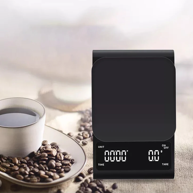Manufacturer Best Selling Durable Plastic Electronic Digital Coffee Scale Kitchen Scales With Timer