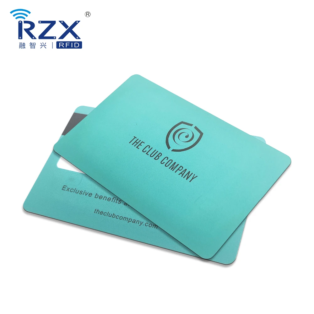RZX PVC Magnetic Stripe Card glossy Plastic Card HICO 2750oe Magnetic Stripe PVC Cards