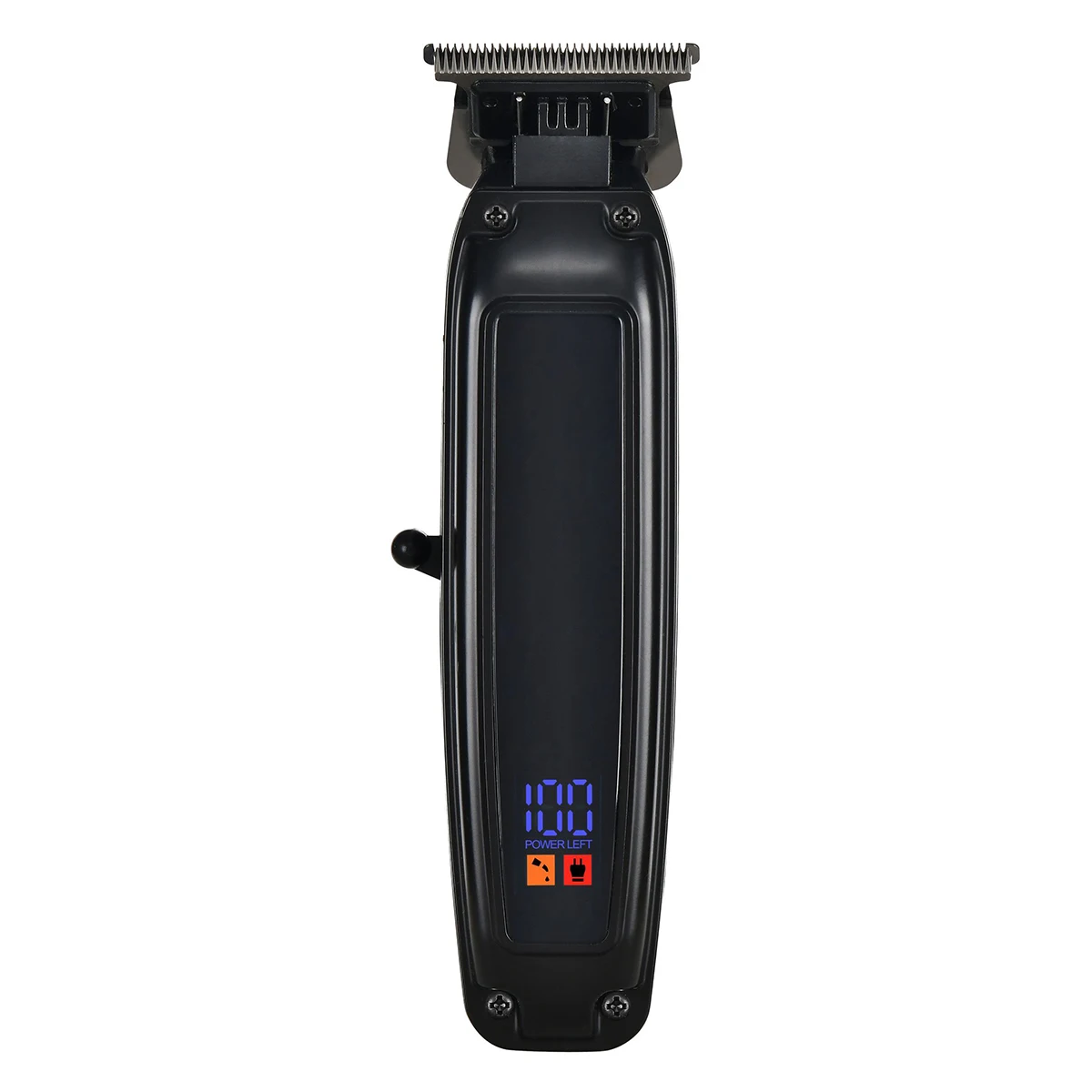 2023 new hair trimmer  led screen with USB for barbers and hair dressers black coating T shape blade