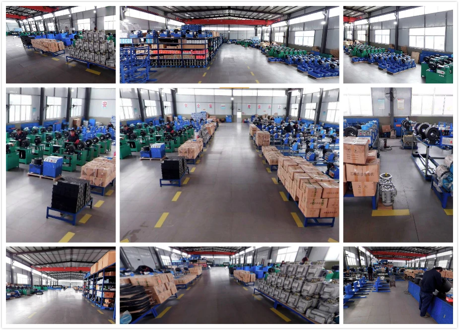 Popular Design 2 Inch 3inch Automatic Hose Pipe  Clamping Crimper Hydraulic Rubber Hose Crimping Machine