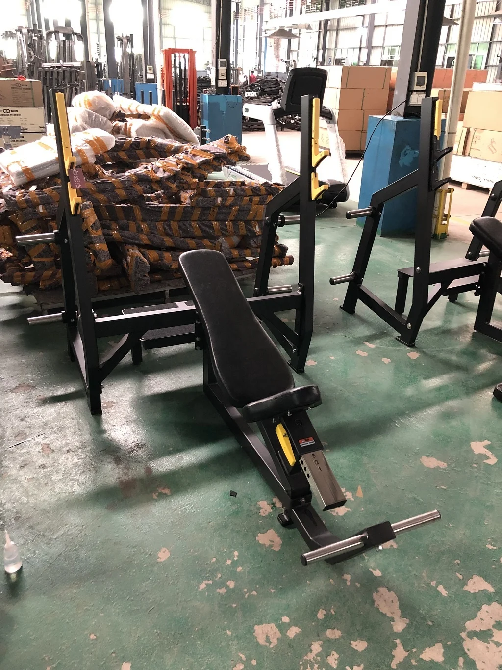 Competition Weight Benches Center Commercial Gym Equipment Decline Press Multi Adjustable Incline Bench Press Machine JLC-DJ146