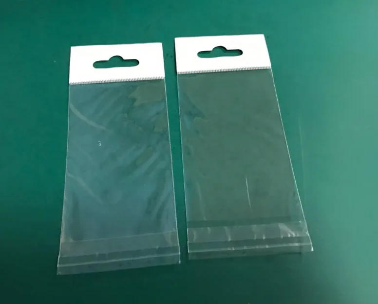 OPP BOPP PE CPP header bag accessories jewelry package bag side sealing bag making machine